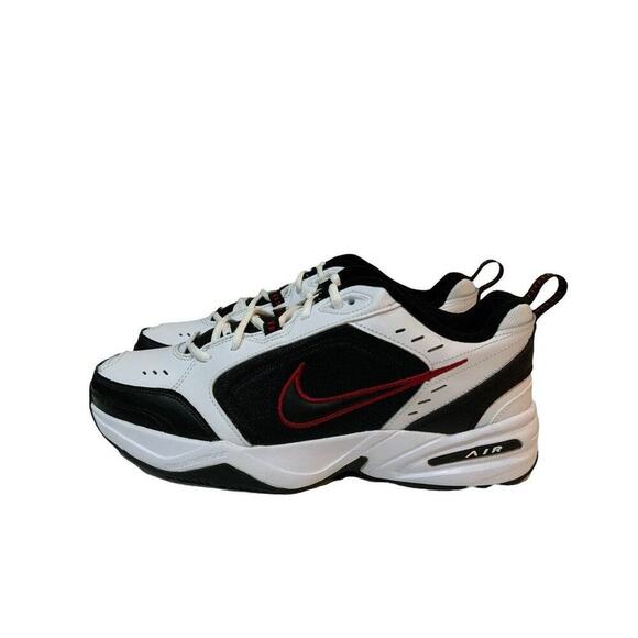 Nike Air Monarch IV Black Red Shoes Men's Size 10.5 Basketball Running Athletic - Picture 6 of 11